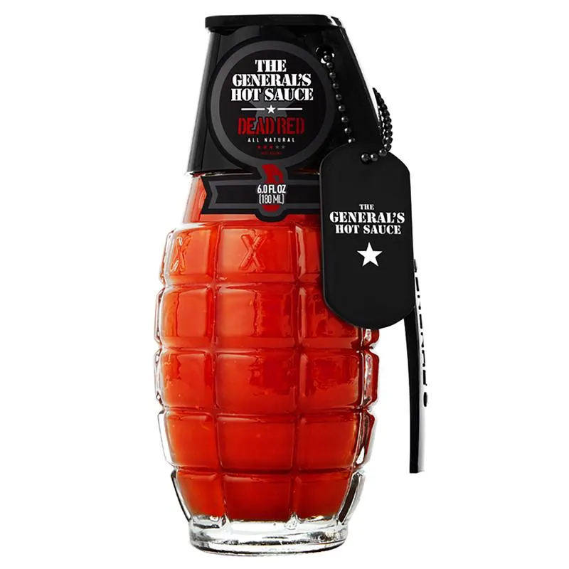 Sauce The General's Hot Sauce Dead Red All Natural 177ml