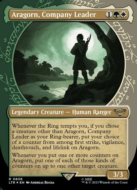 Aragorn, Company Leader (808) - Surge-Foil Foil / Near Mint