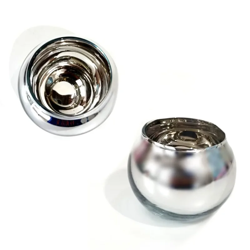 Porta Vela Decorativo Vidro 6cm F190149