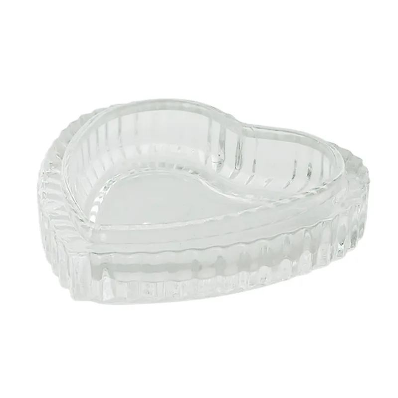 Porta Joias Coração 8x4cm em Vidro Freecom