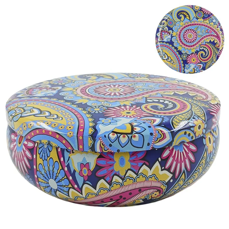 Porta Joia Estampado 13,5cm em Metal Freecom-Modelo 1