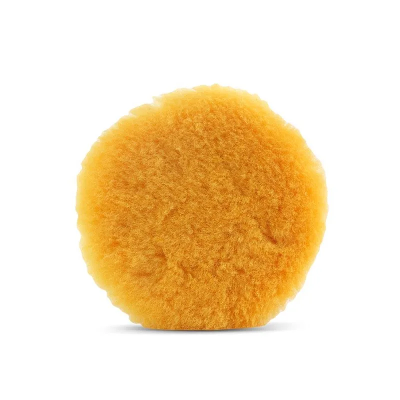 Boina De Lã Laranja Para Polimento Corte Pesado 150mm 6 Polegadas Nasiol
