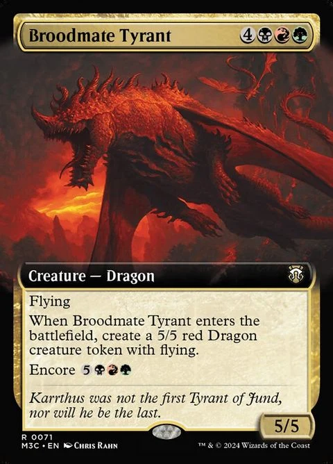 Broodmate Tyrant (71) Non-Foil / Near Mint