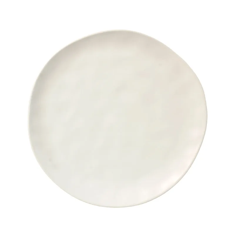 Plato Postre Blanco Cerámica 20 Cm Matt