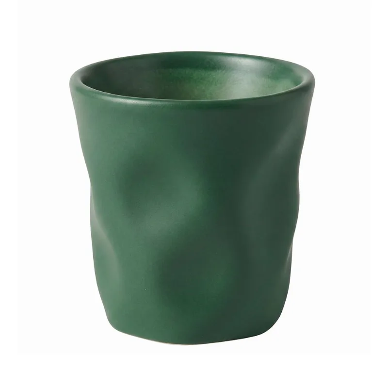 Mug Matt Verde Cerámica 8 Cm