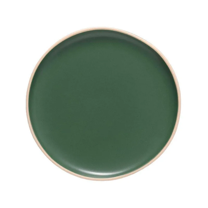 Plato Playo Verde Cerámica 25 Cm Matt Plato Playo 26cm Cerámica Matt Green