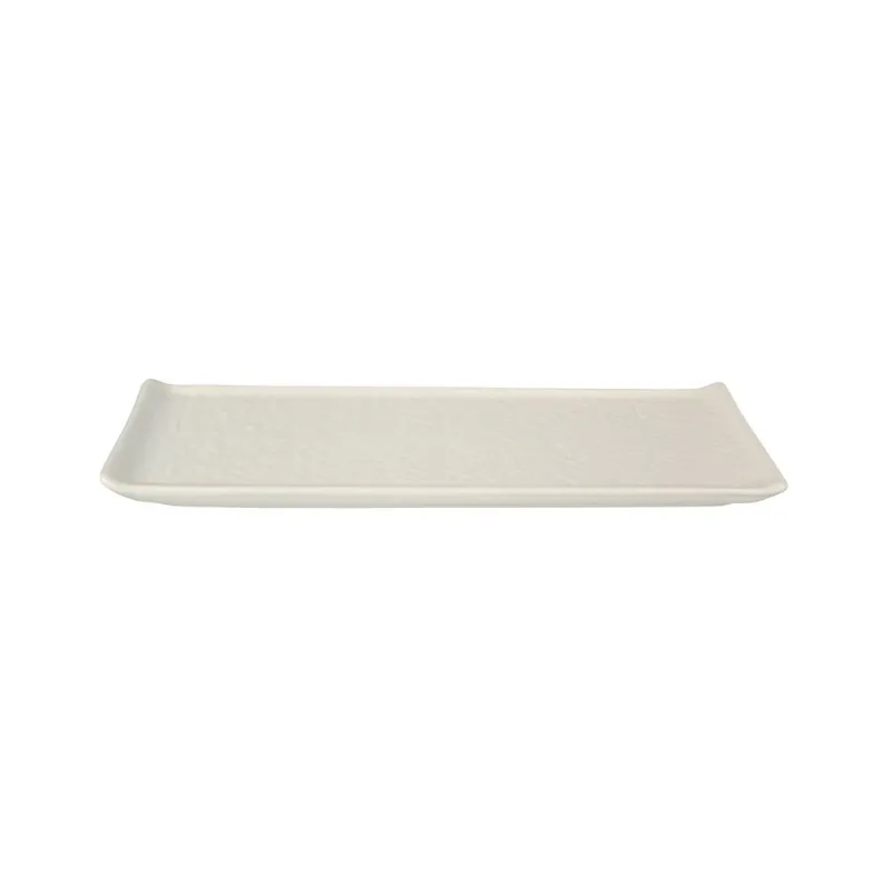 Bandeja Keramika 33.5x12 cm new age crema bb25