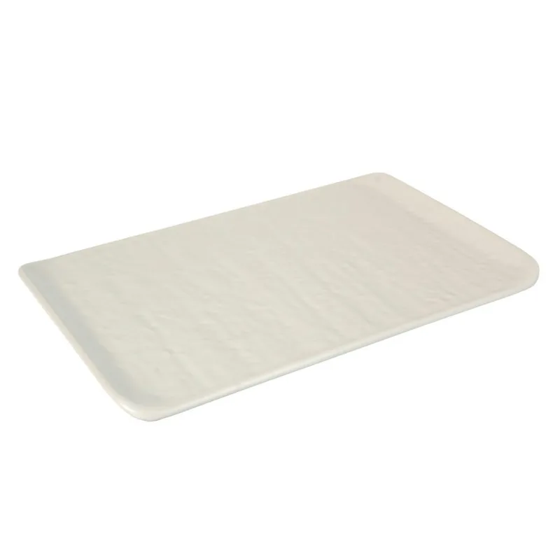 Bandeja Keramika 30x20 cm new age crema bb25