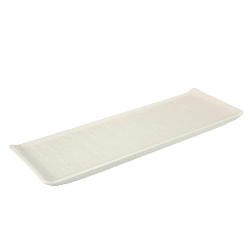 Bandeja Keramika 24x10 cm new age crema bb25