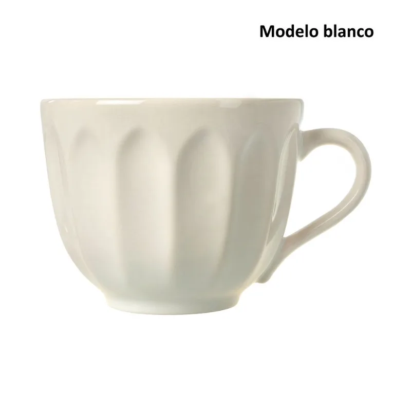 Jarro jumbo mug Badem 029CS 450 cc cream - grey - dark grey (Modelos Surtidos)