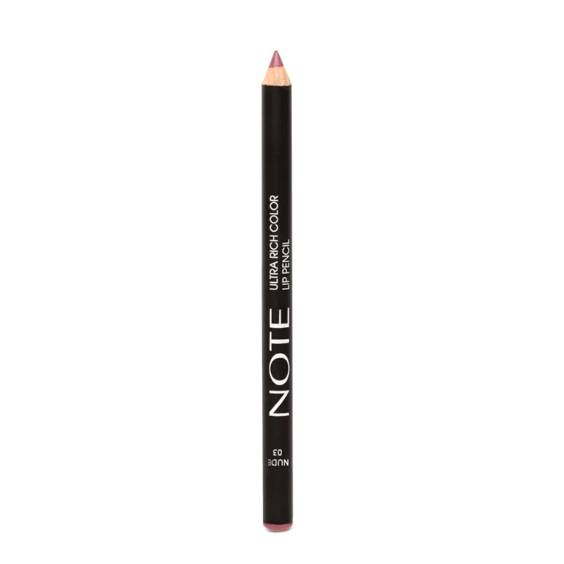 Lápis De Contorno Labial De Cor Ultra Rica Note Cosmetics, Nº 03, 0,04 O