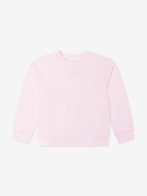 Childsplay Basics Girls Cotton Sweatshirt in Pink Pink / 9 - 10 Yrs