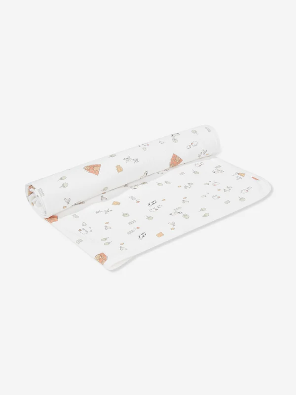 Tiffany Baby Farm Village Blanket in Ivory Ivory / One size