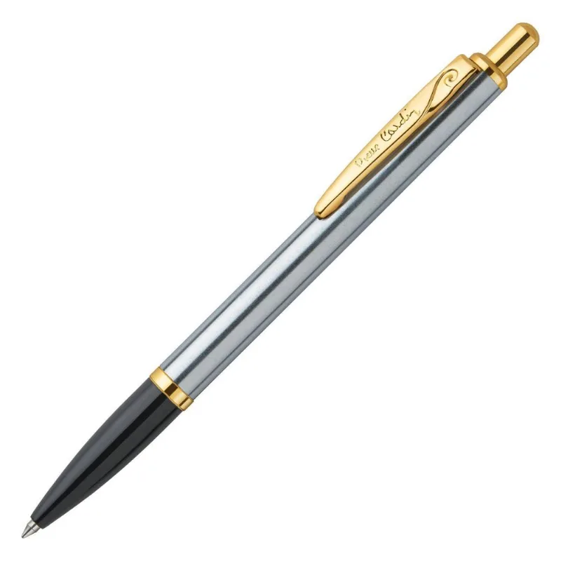Caneta Esferográfica Pierre Cardin Infinity Aço C/dourado