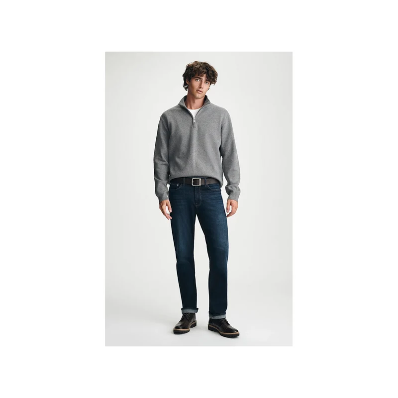 Mavi Men's Zach Feather Blue Straight Leg Jean 31 / 32
