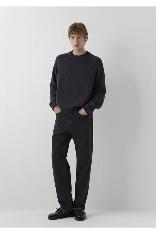 Mavi M0010289-A4011 Baggy Toronto Street Yıkanmış Siyah Comfort Erkek Jean Pantolon Yıkanmış Siyah / 32-30