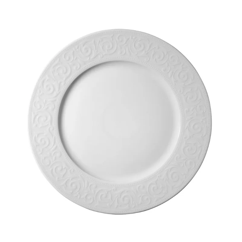 Plato Playo Blanco Porcelana 27 Cm Ace