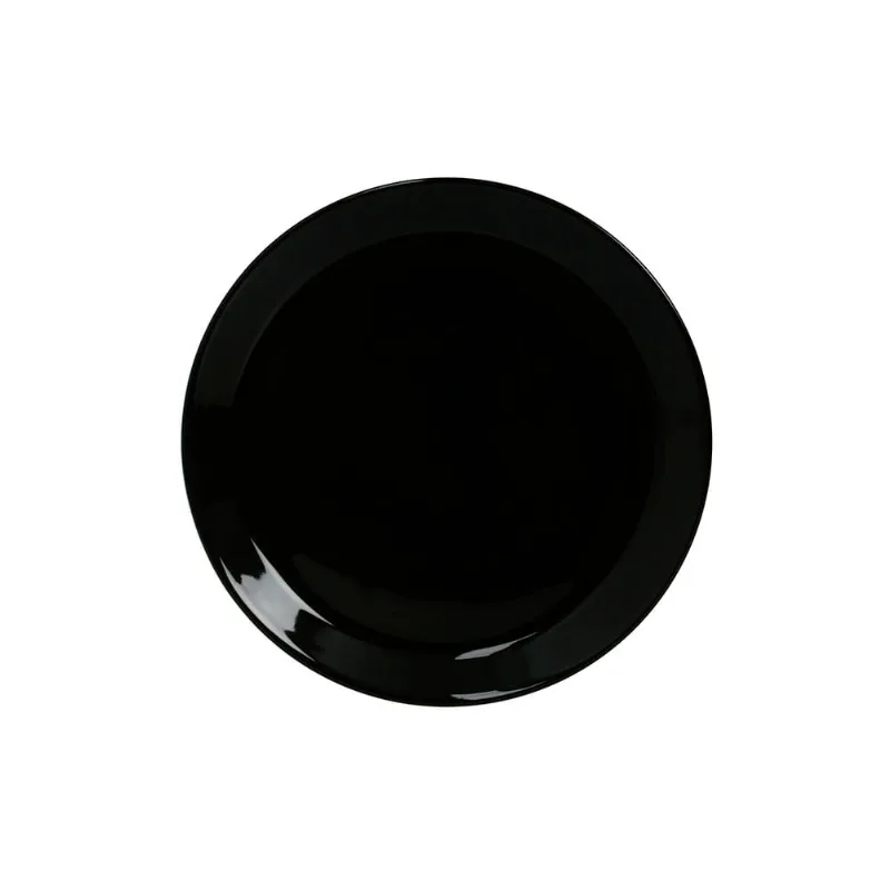 Plato Porcelana 20 Cm Negro