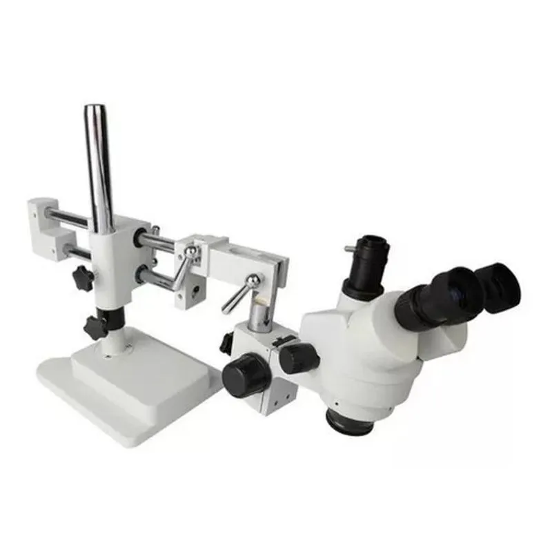 Microscopio Trinocular Simul Focal Borrachas Ak 31