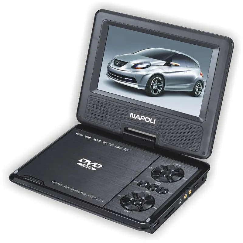 Dvd Portátil Tv Napoli 7 Polegadas Npl-9074g