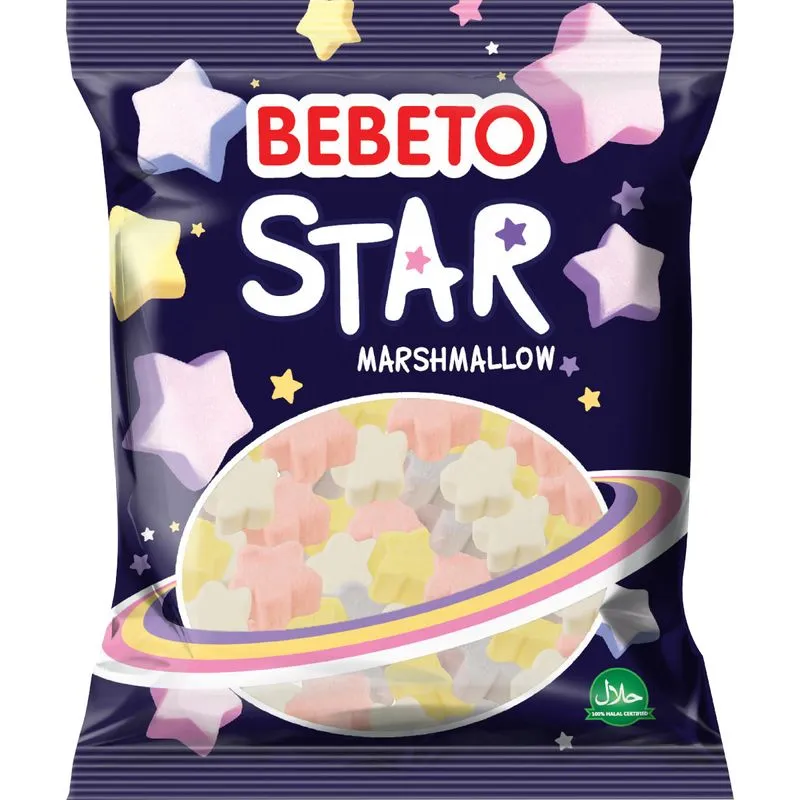 Marshmallow BEBETO Star 30g