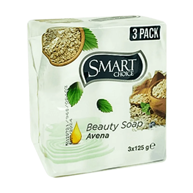 Jabón Avena Smart Choice Tripack 125g
