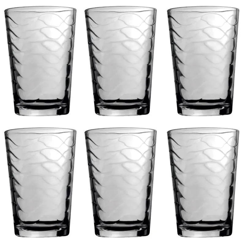 Conjunto 6 Copos de Àgua Multiuso Pasabahçe Toros 200ml