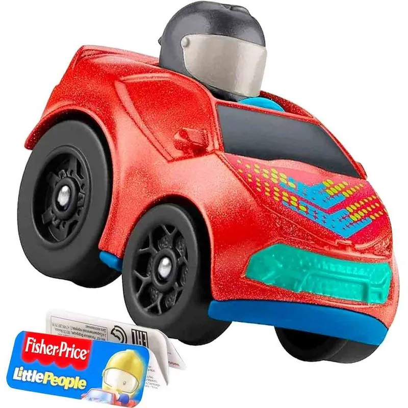 Little People Mini Carrinho com Boneco Fixo - Fisher Price GMJ20
