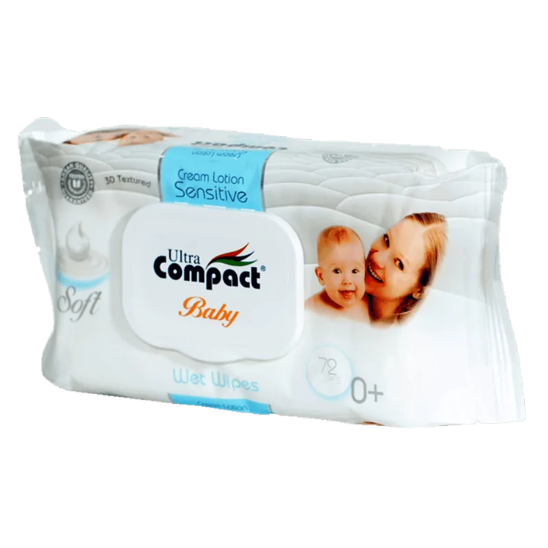 Toalla Húmeda Ultra Compac Bebé 72 und