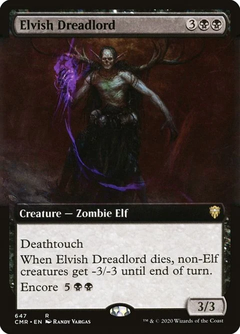 Elvish Dreadlord (647) Foil / Near Mint