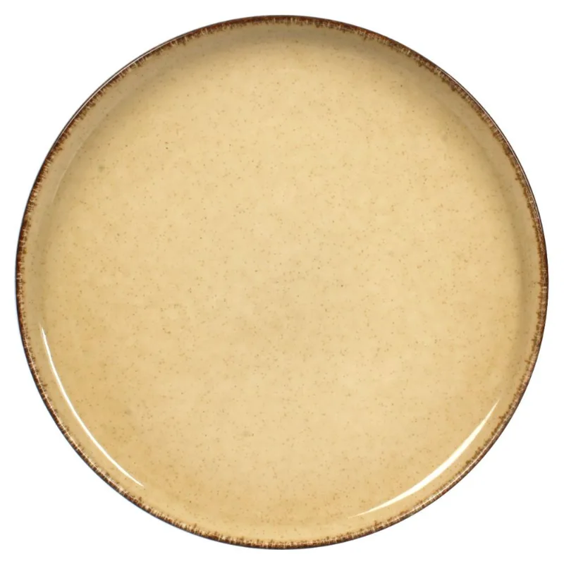 Plato de postre 19 cm mostaza