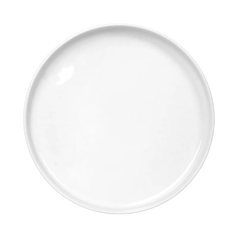 Plato postre pearl Nordik white t24 bb 19 cm