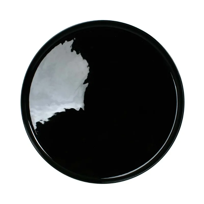 Plato Nordik Black 26 Cm Kutahya