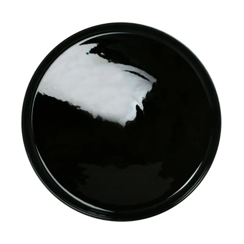 Plato postre pearl Nordik black t24 bb 15 cm