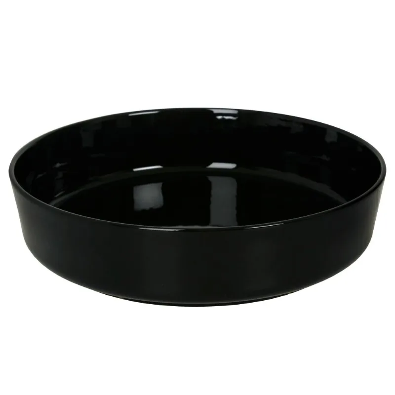 Bowl Ensaladera 25 cm Porcelana Negra Compotera Nordik