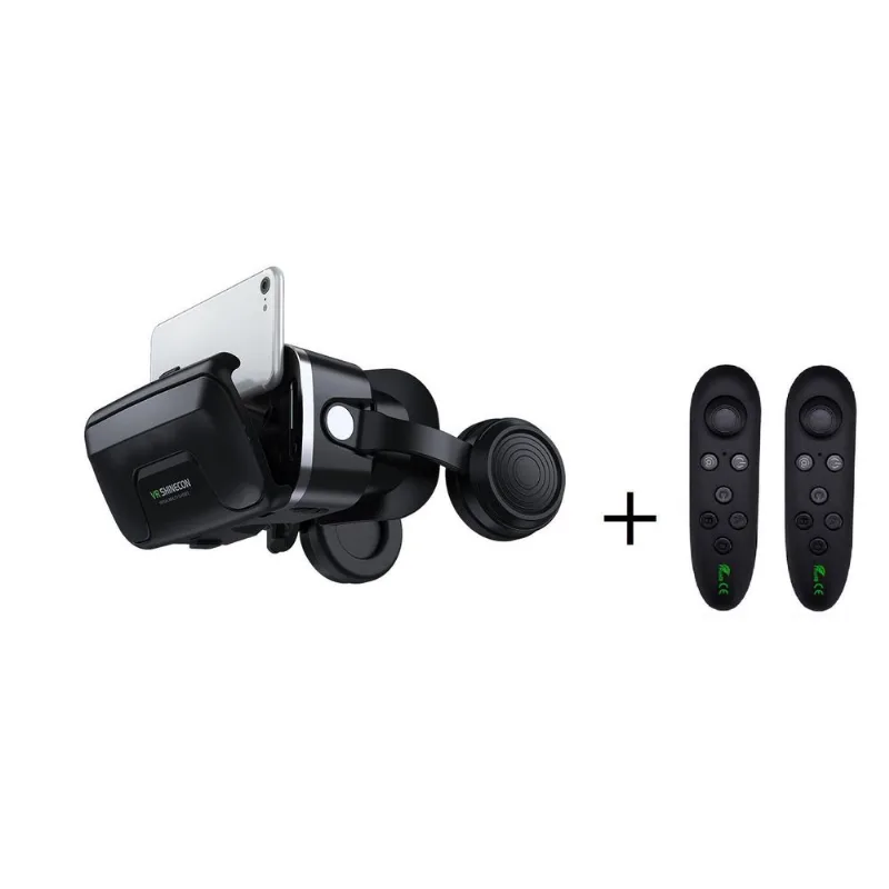 Óculos De Realidade Virtual Vr Shinecon 10.0+ 2 Controle Joy
