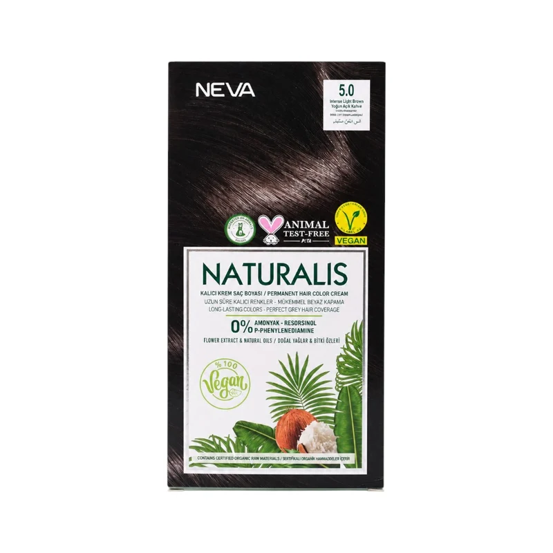 NATURALIS COLOR 5.0 INTENSE LIGHT BROWN 60ML