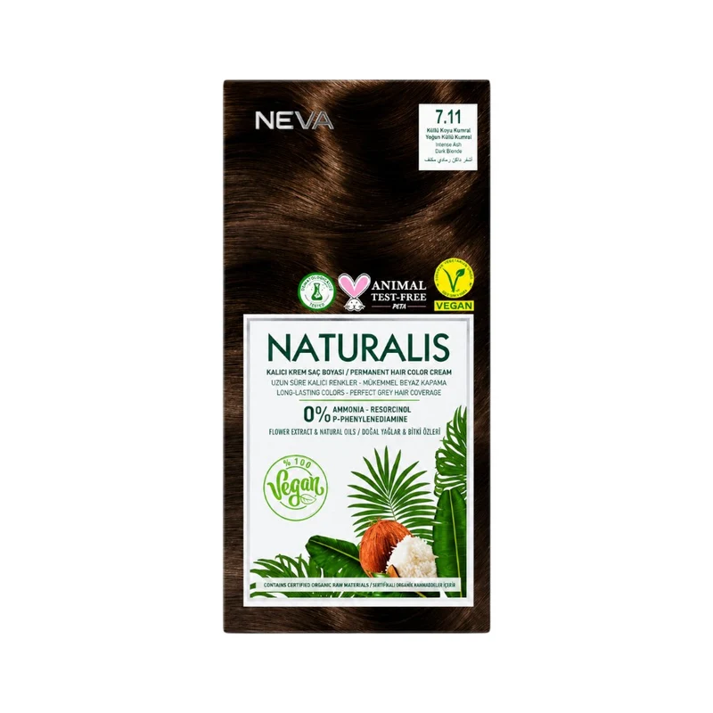 NATURALIS COLOR 7.11 INTENSE ASH BLONDE 60ML