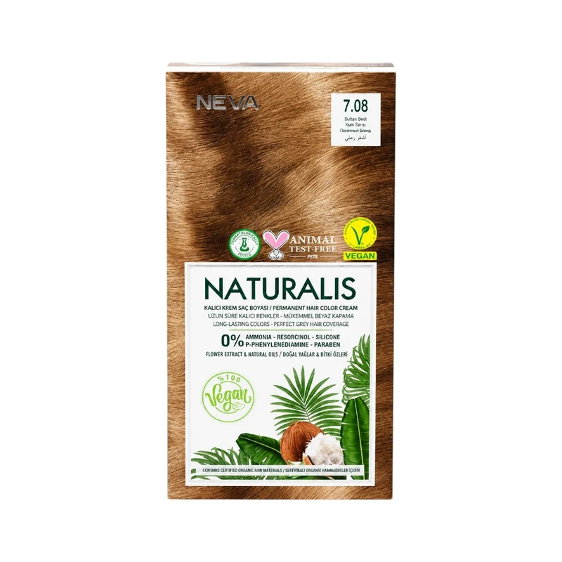 NATURALIS COLOR 7.08 SAND BLONDE 60ML