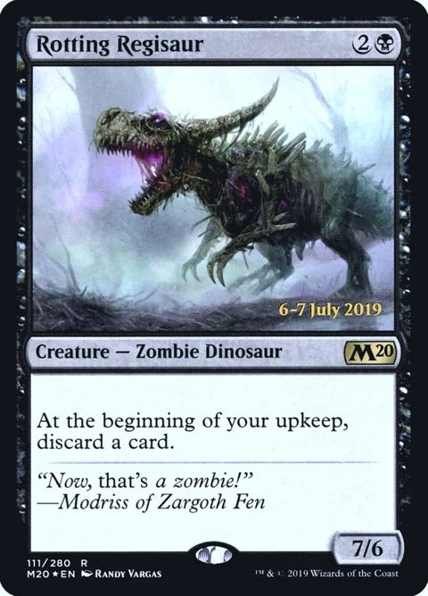 Rotting Regisaur (111s) - Date Stamped Foil / Near Mint