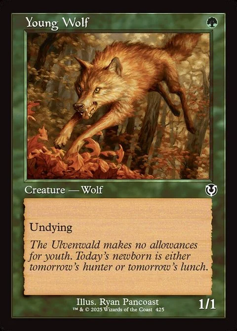 Young Wolf (425) Foil / Near Mint