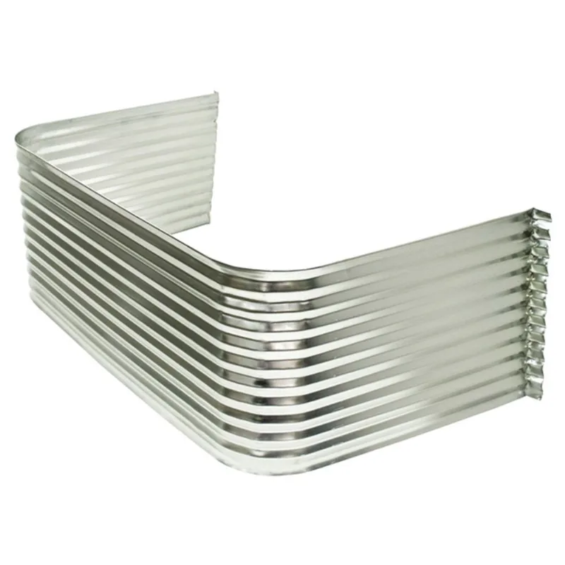 Conquest Steel Corrugated Basement Window Well - Galvanized - Silver - 22-in D x 49-in L-in 36-in W