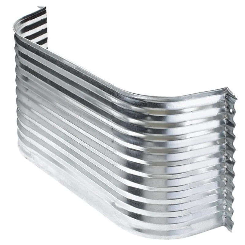 Conquest Steel Basement Window Well - Galvanized - Corrugated - 22-in D x 62-in L x 22-in H