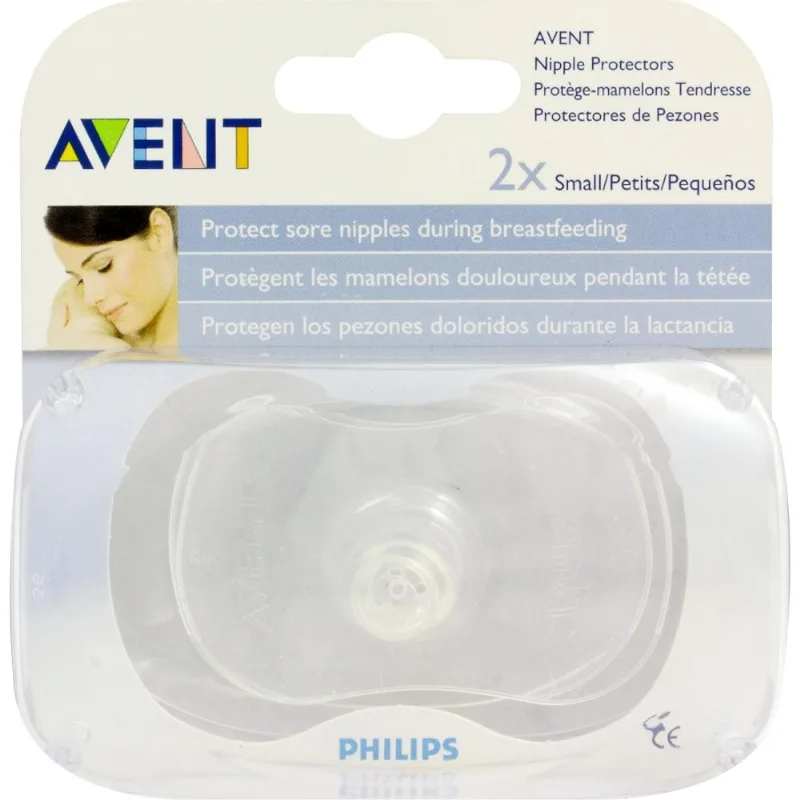 Protege Pezones Avent de Silicona Small x 2 un