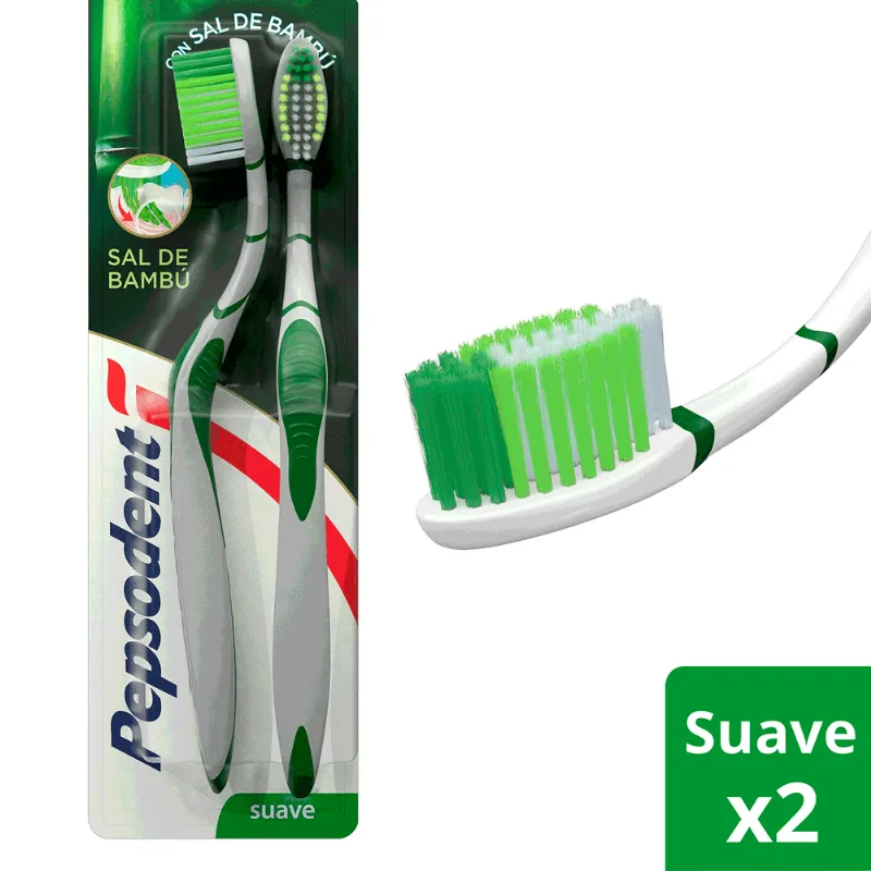 Cepillo de Dientes Sal de Bambú 2 un.