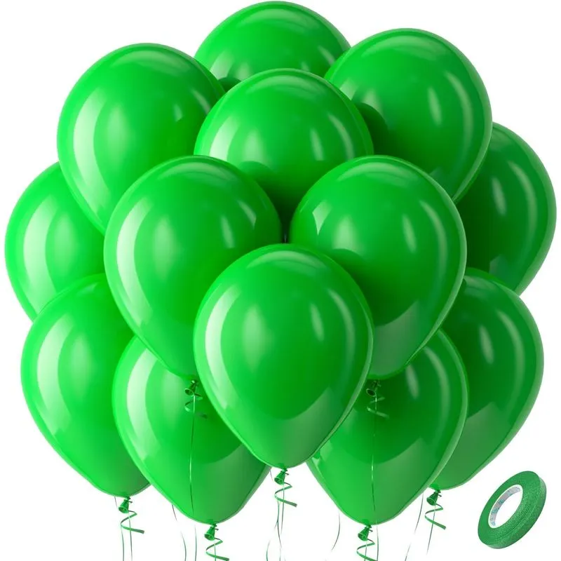 100 Pçs Balões De Látex Amarelos Redondos De 12"para O Arco-íris De Aniversário