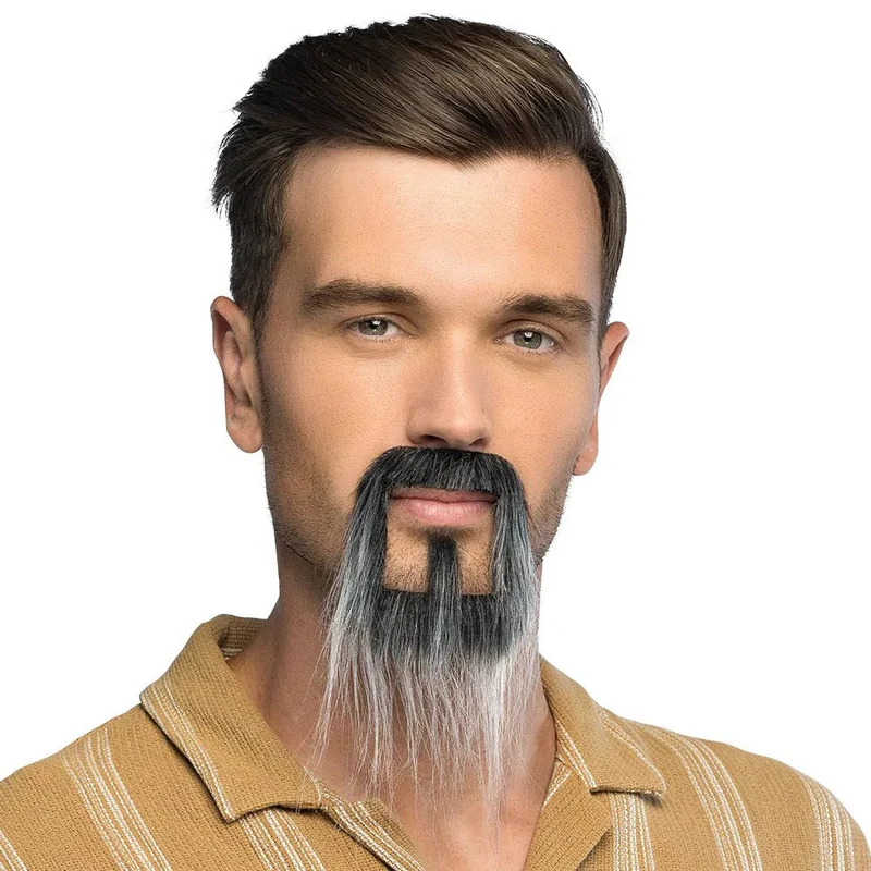 Grauer Kunstbart