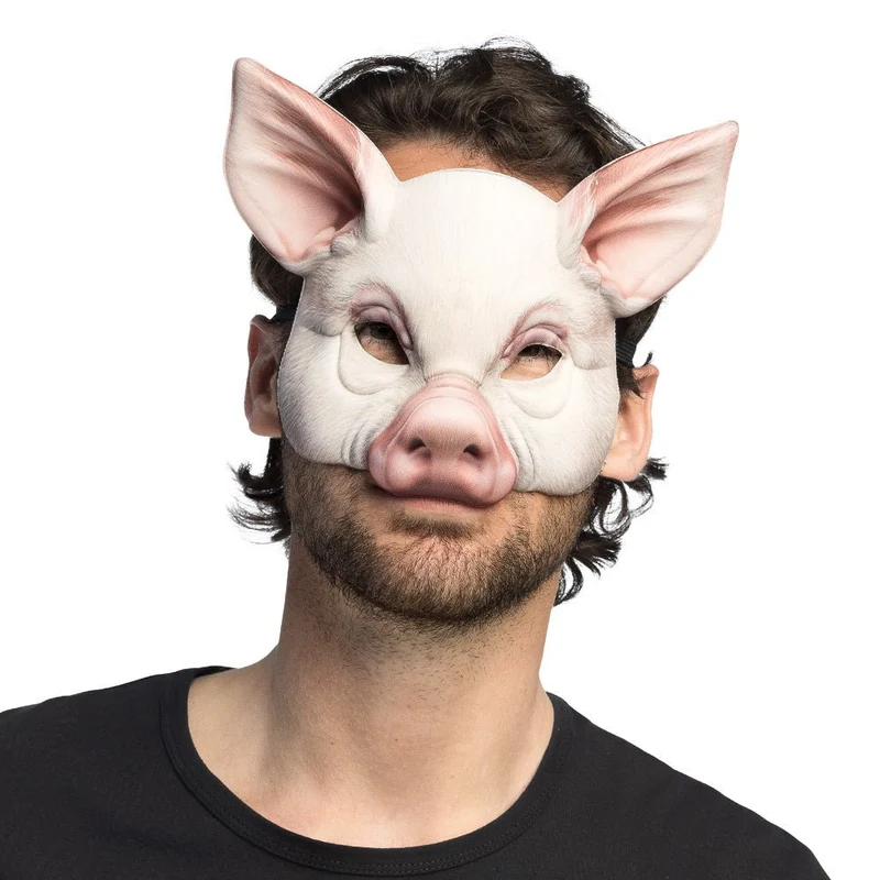 Schweinemaske Rosa