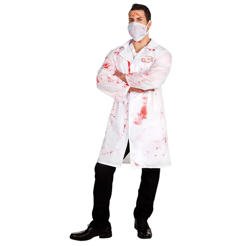 Halloween Doktor Kostüm Weiß M - 50/52
