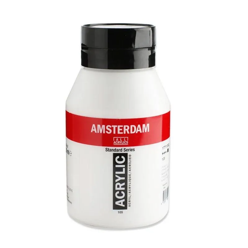 Acrílica Amsterdam Branco Titânio 1 Litro(+++105)